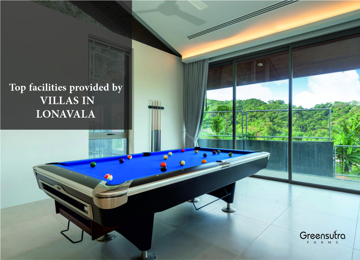 Top facilities provided by villas in Lonavala